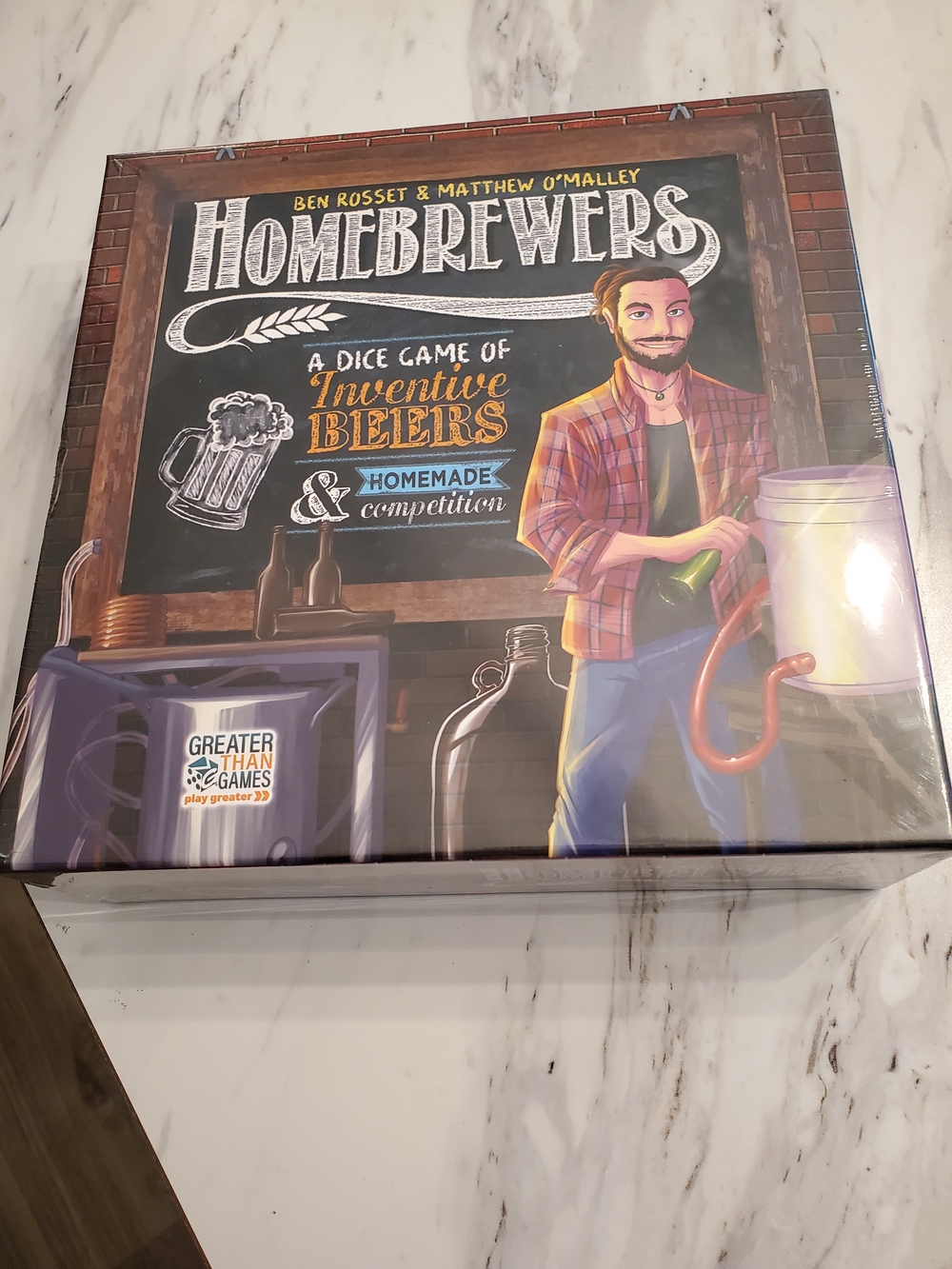 Oster Homebrewers Board Game - Blue, Brown, Purple